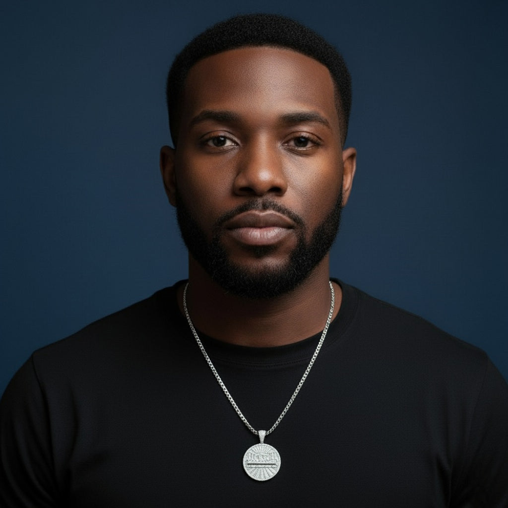 925 Silver Moissanite Last Supper Pendent 1.34 CTW at Flawless Jewelry