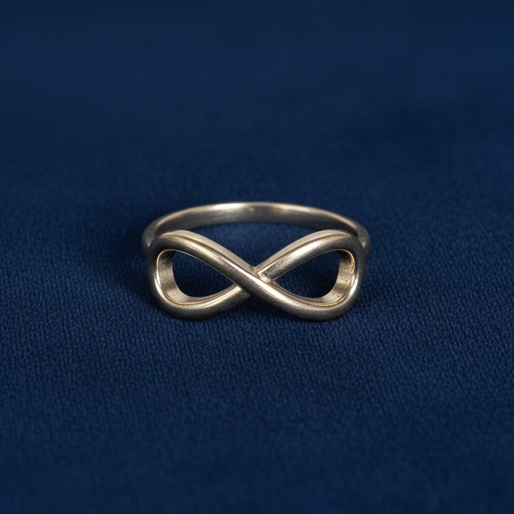 14K Gold Infinity Ring