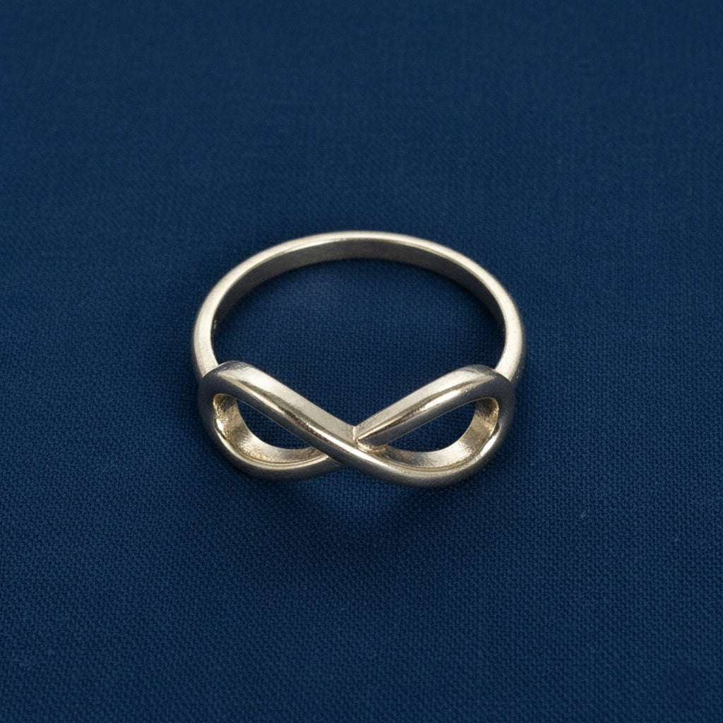 14K Gold Infinity Ring