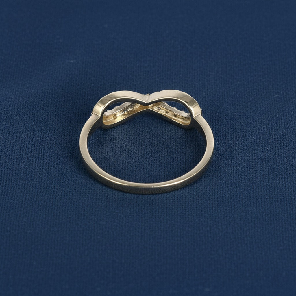 14K Gold Infinity Ring