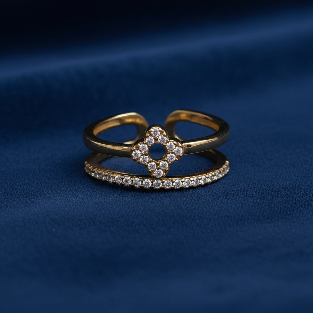 14K Gold Adjustable Women's Ring