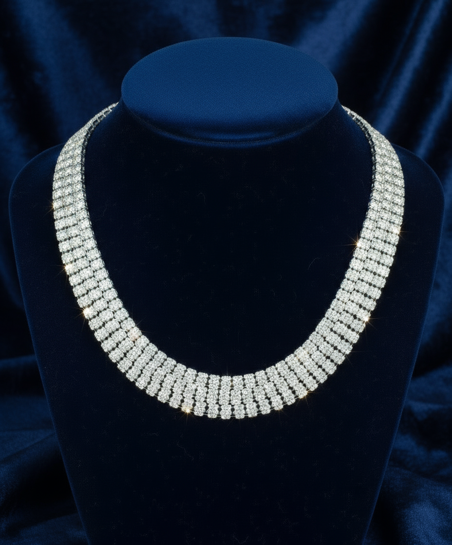 925 Silver Moissanite Chain 5MM