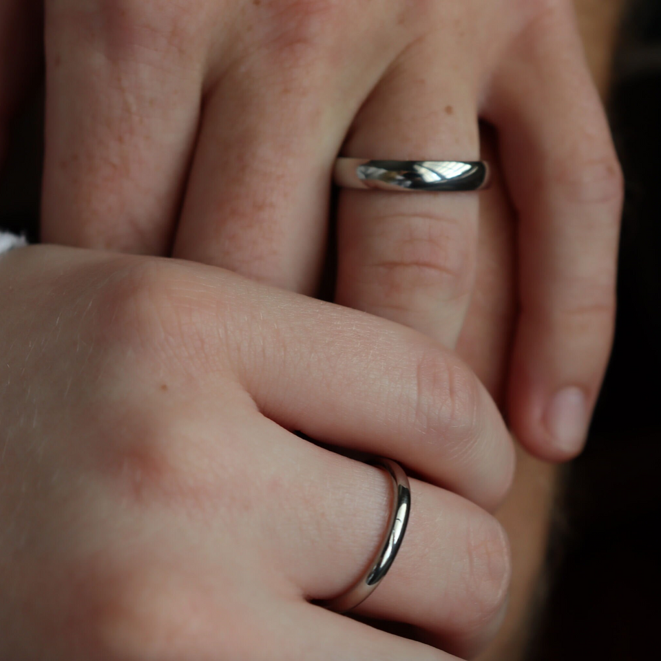 Stainless Steel Customized Name Rings