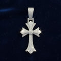 925 Silver Moissanite Cross Fine Pendant 5.78 CTW at Flawless Jewelry