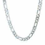 925 Sterling Silver Figaro Chain - 10mm - view 1 on white background