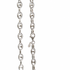 925 Sterling Silver Mariner Link Chain - view 2 on white background