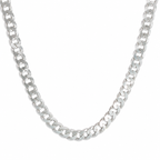 925 Sterling Silver Miami Cuban Chain - 10mm - view 1 on white background