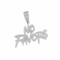 No FAVORS custom pendant front view on clean white background