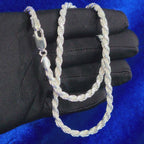 925 Silver Solid Rope Chain