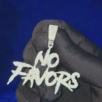 925 Silver Moissanite Custom No FAVORS Pendent.