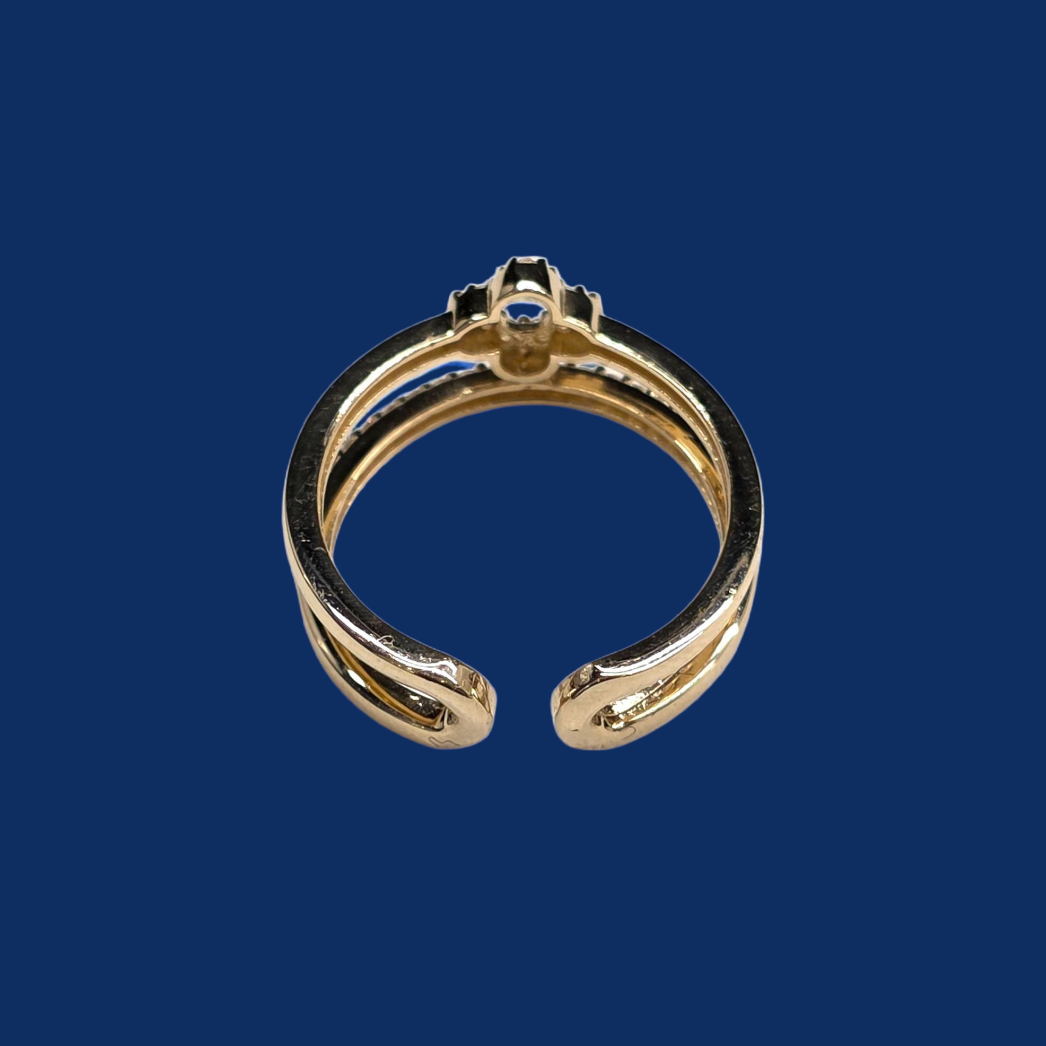 14K Gold Adjustable Women's Ring