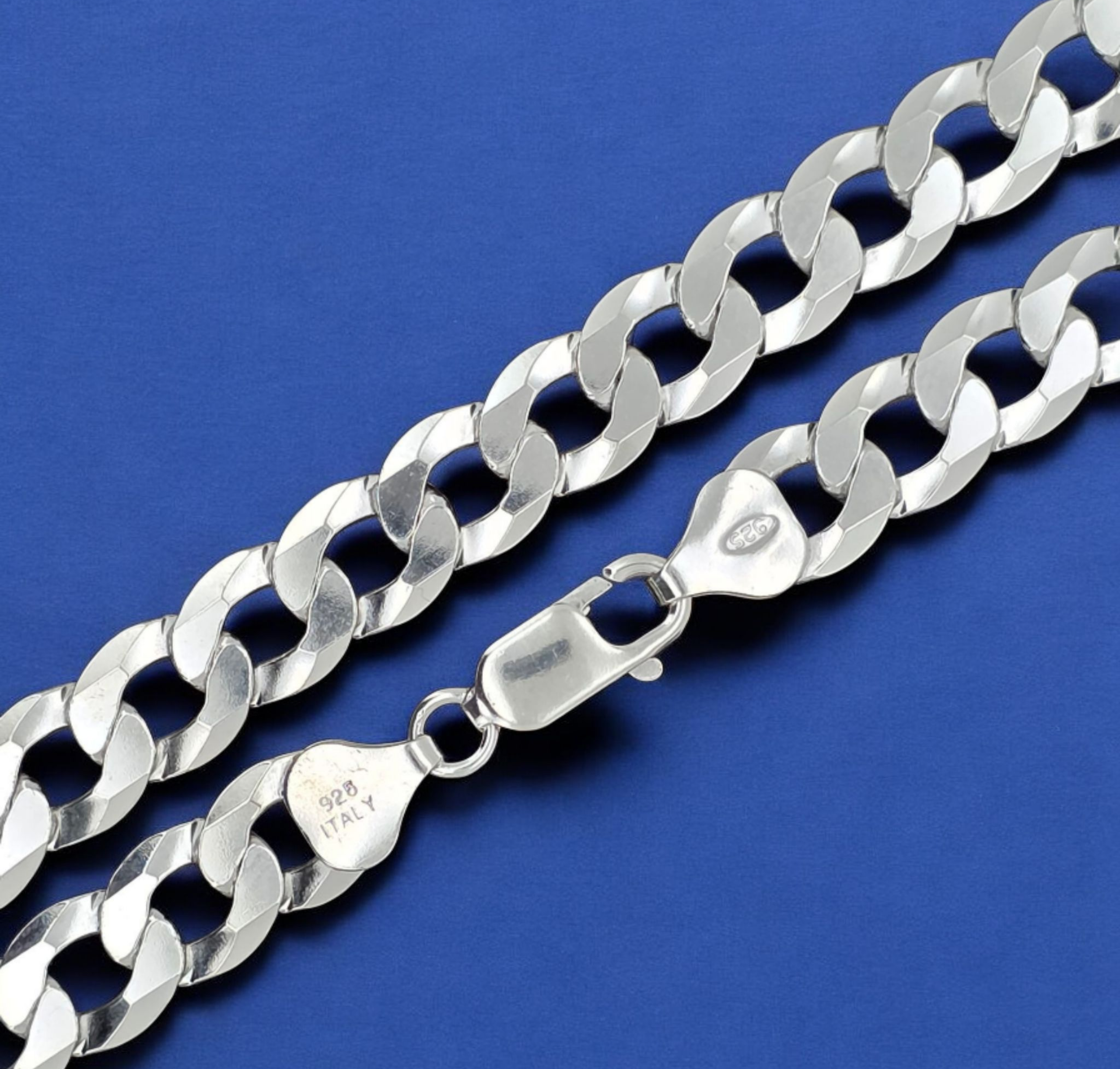 925 Silver Cuban Chain 8mm