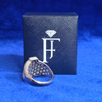 925 Silver Moissanite CUSTOM $ Ring.