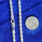 925 Silver Solid Rope Chain