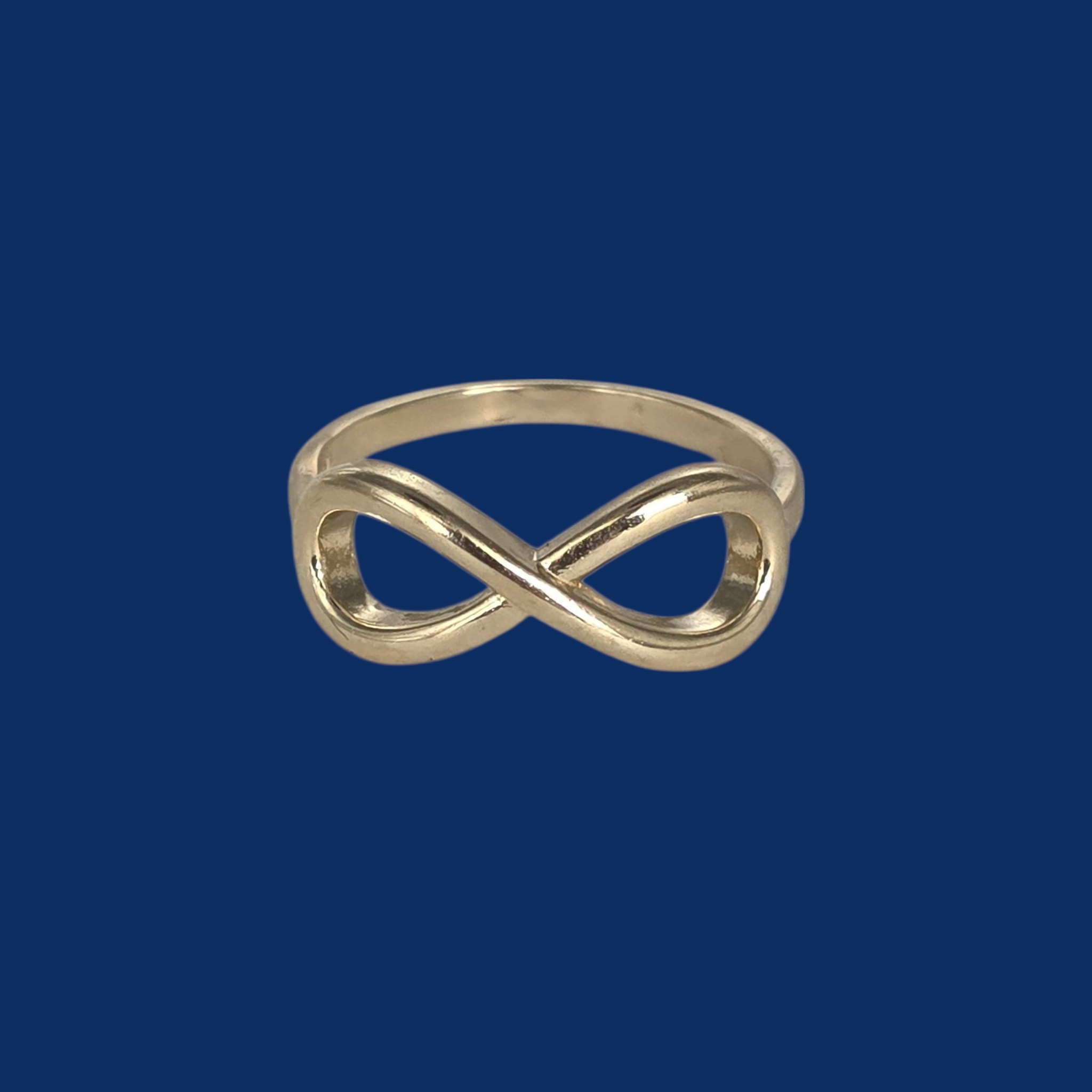 14K Gold Infinity Ring
