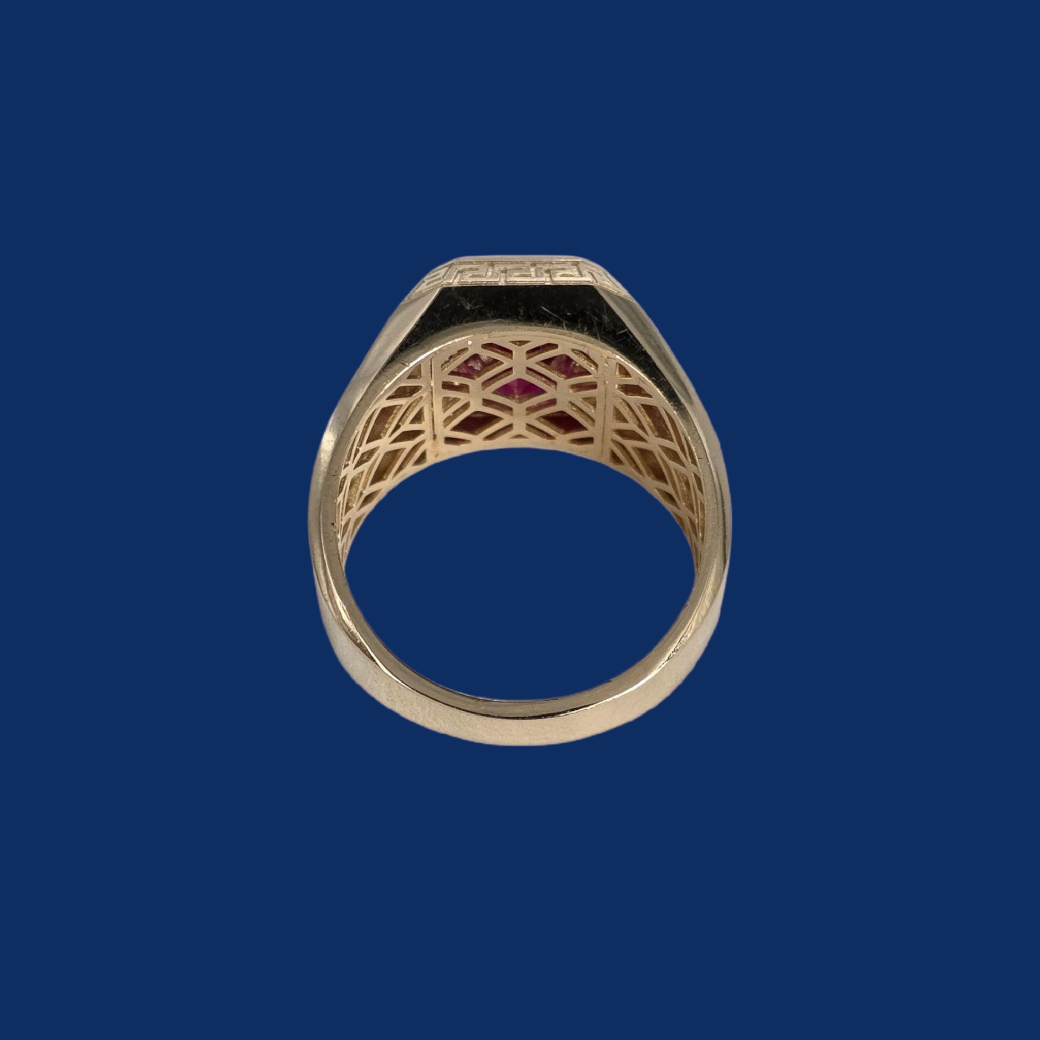 14K Gold Ruby Men’s Ring