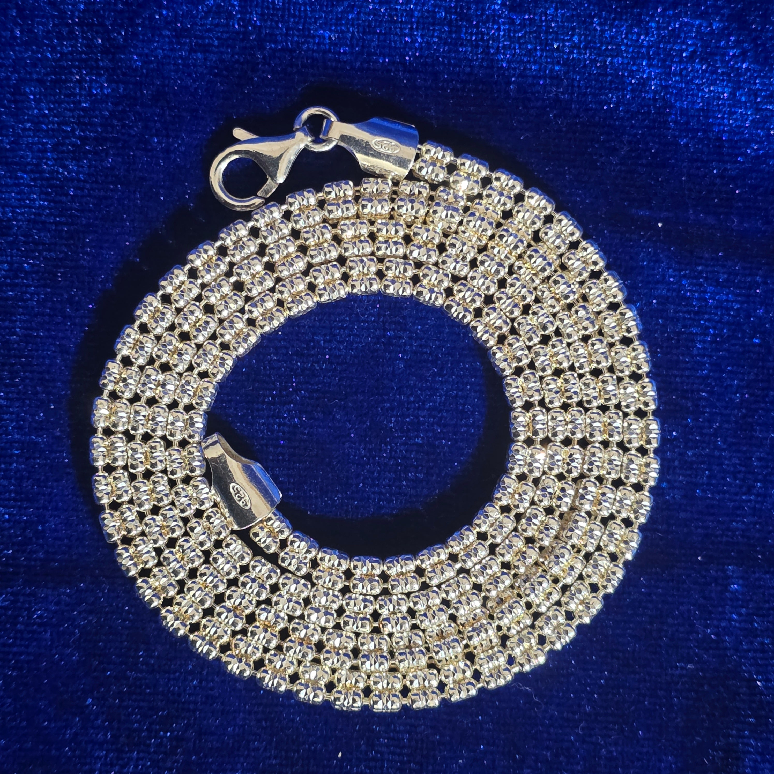 925 Silver Diamond Cut Chain