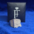 925 Silver Moissanite CUSTOM RR Ring.