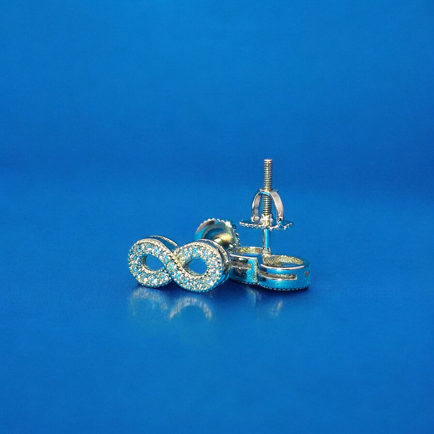 925 Silver Moissanite Forever Earrings 0.23 CTW