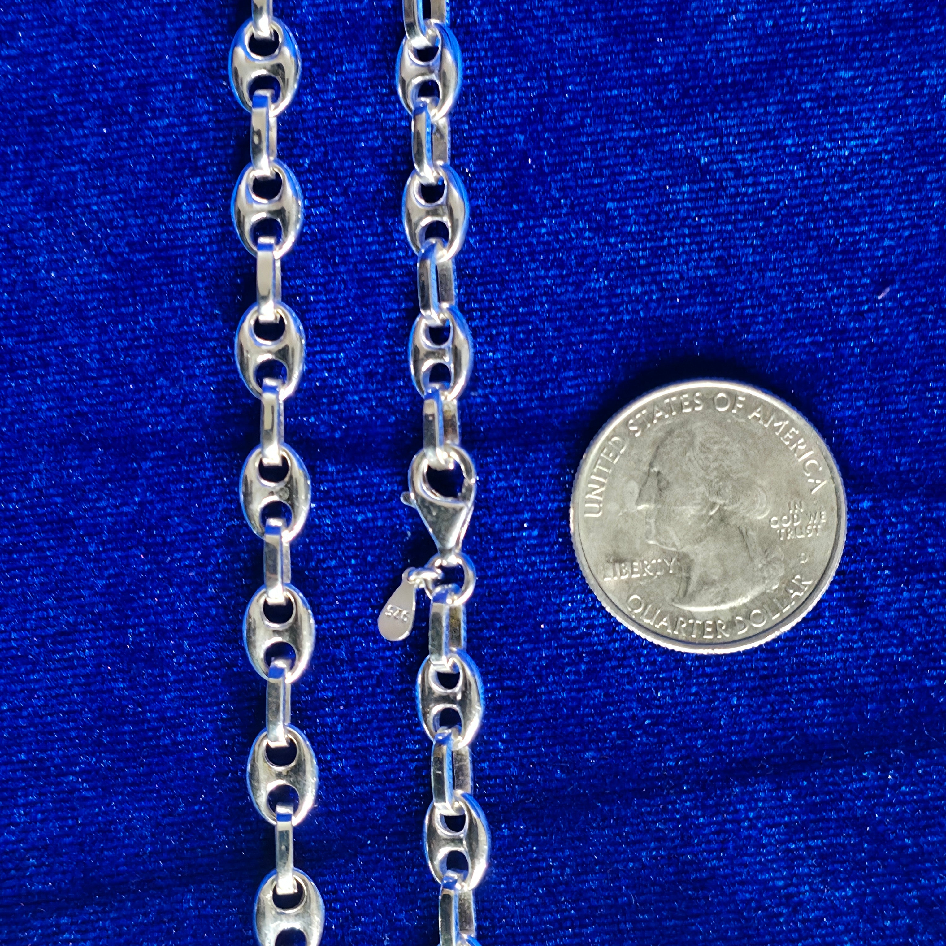925 Silver Gucci Link Chain