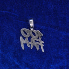 925 Silver Moissanite Custom 100 Fam Pendent.