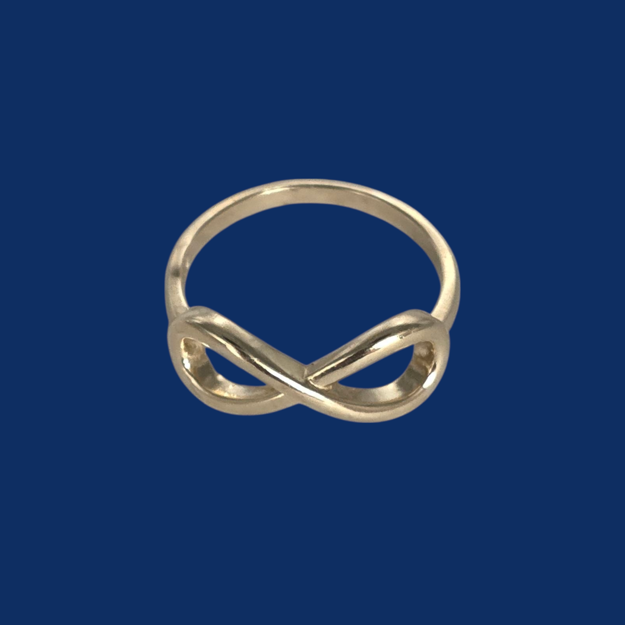 14K Gold Infinity Ring