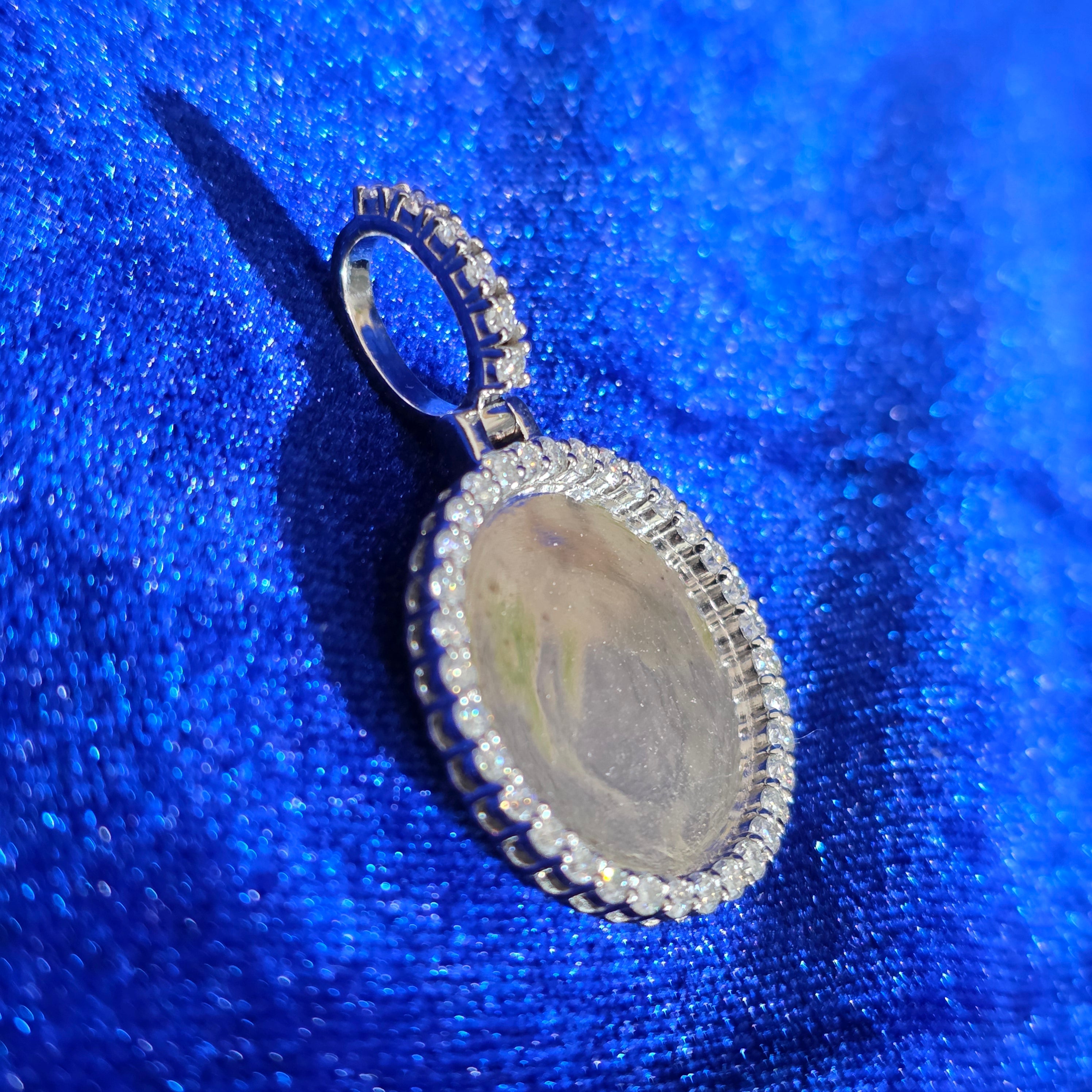 925 Silver Memory Pendent 1.40CTW