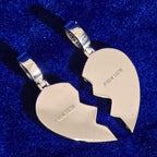 925 Silver Heart Memory Pendent 3.5CTW