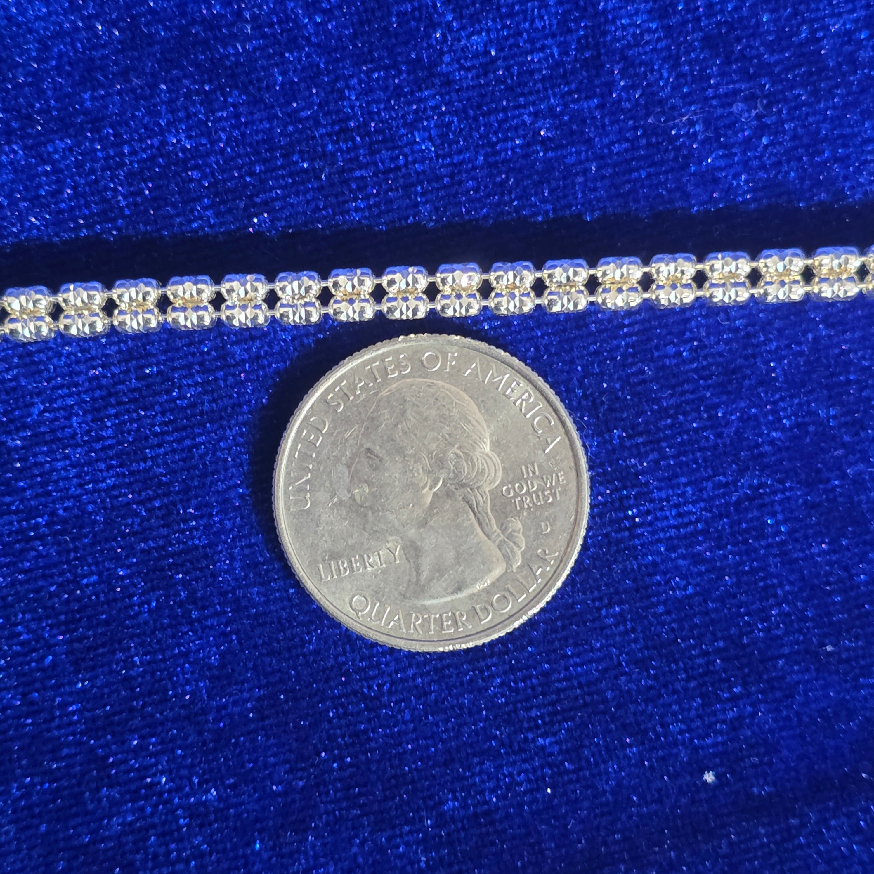 925 Silver Diamond Cut Chain