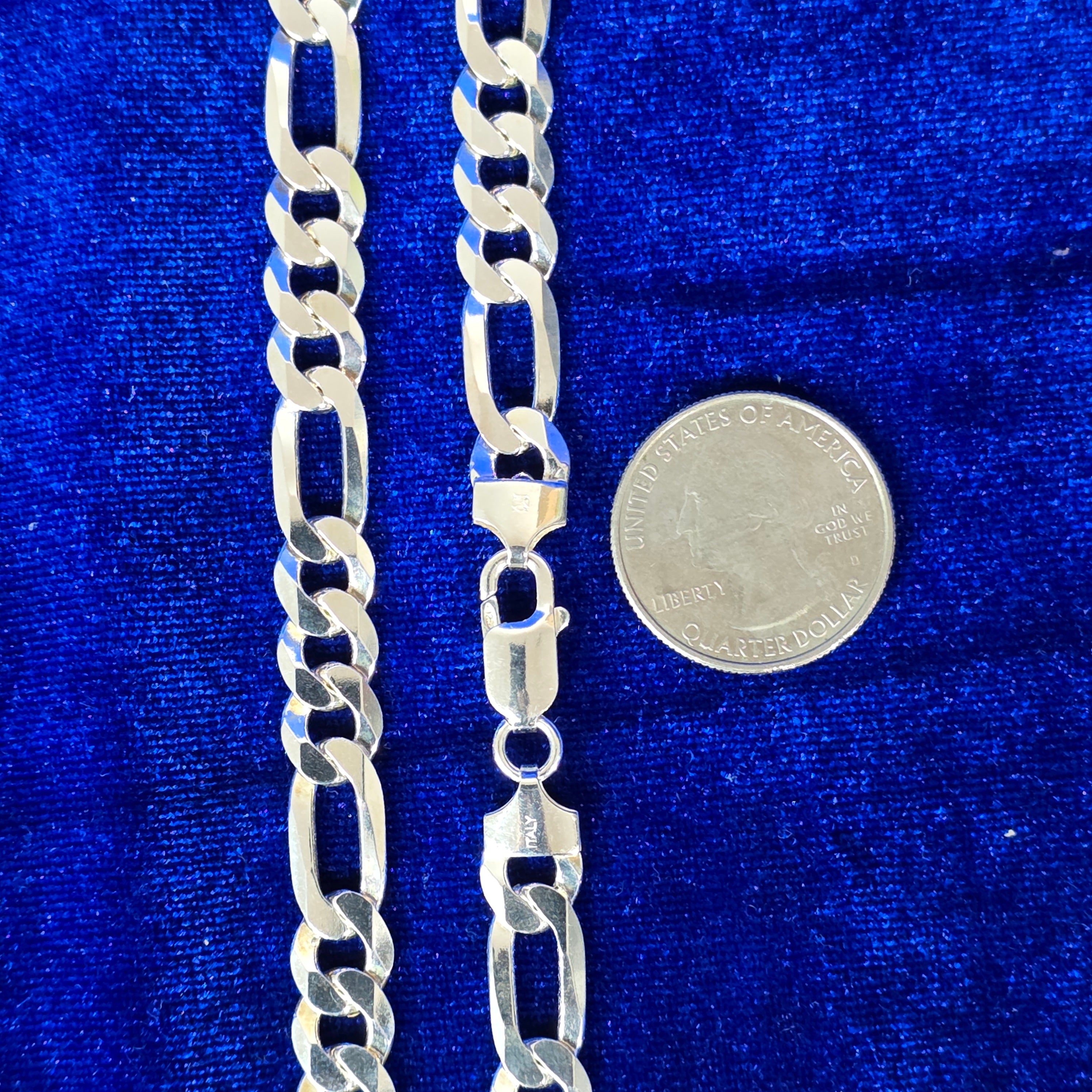 925 Silver Figaro Chain