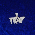 925 Silver Moissanite Custom Trap Pendent