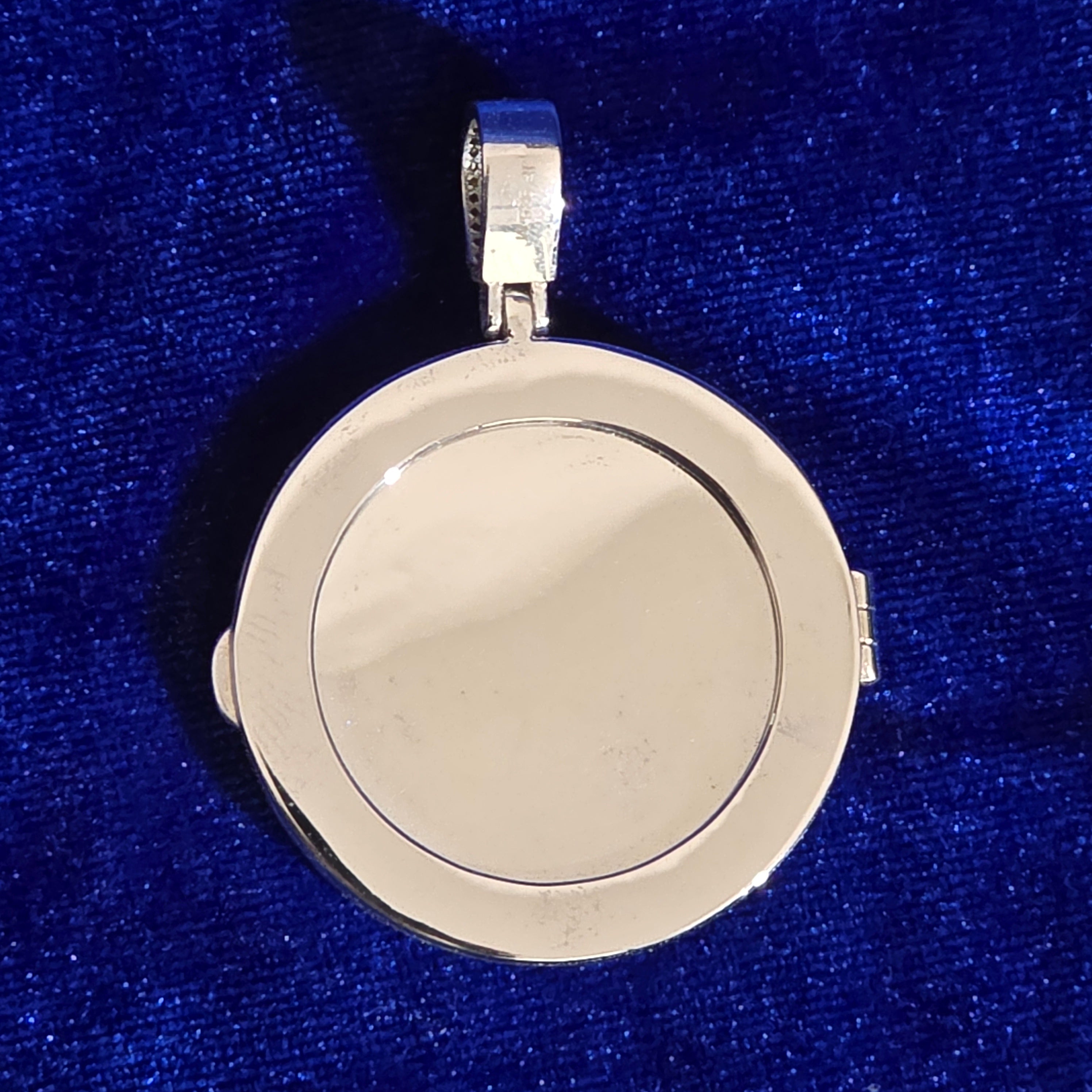 925 Silver Moissanite Baguette Memory Pendent