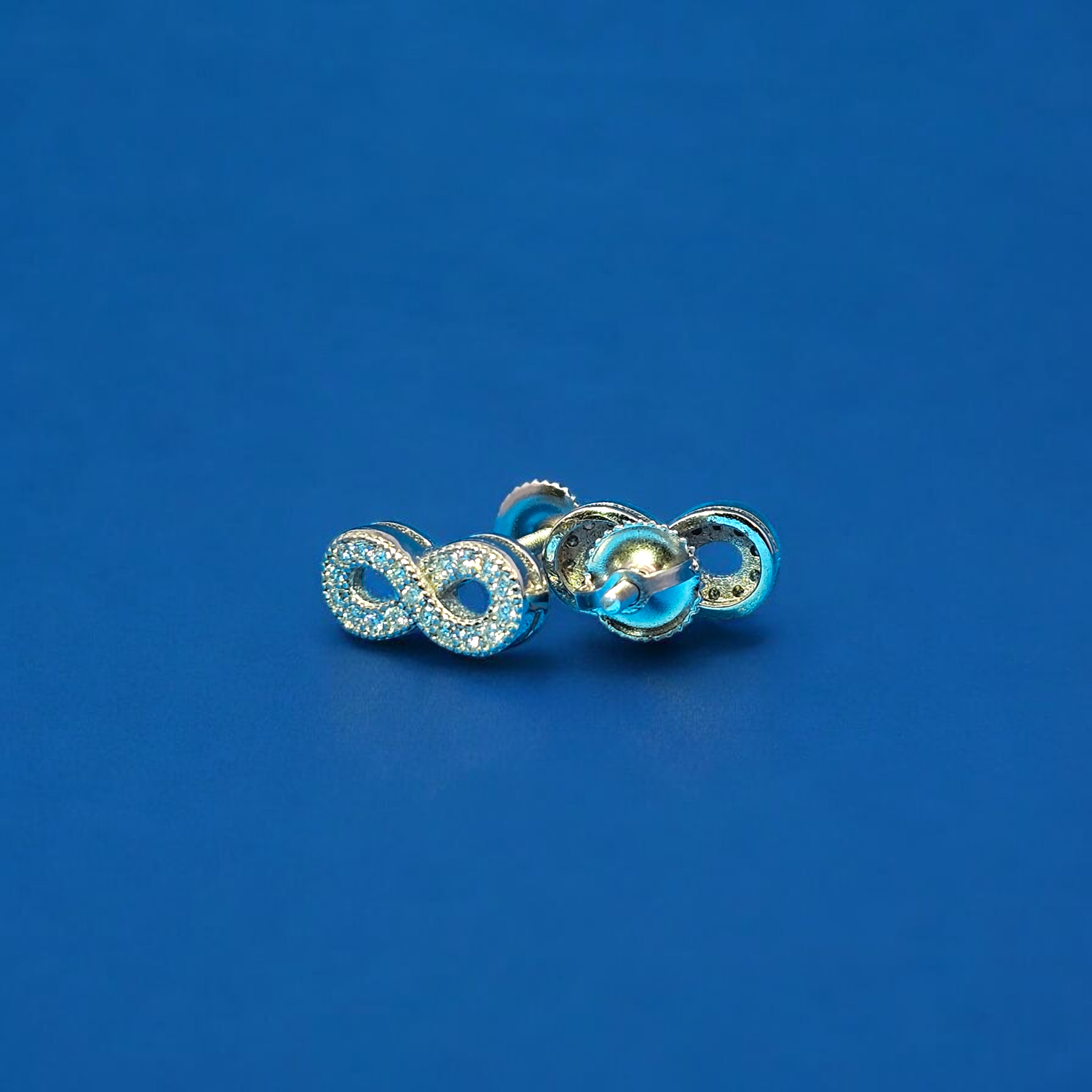 925 Silver Moissanite Forever Earrings 0.23 CTW