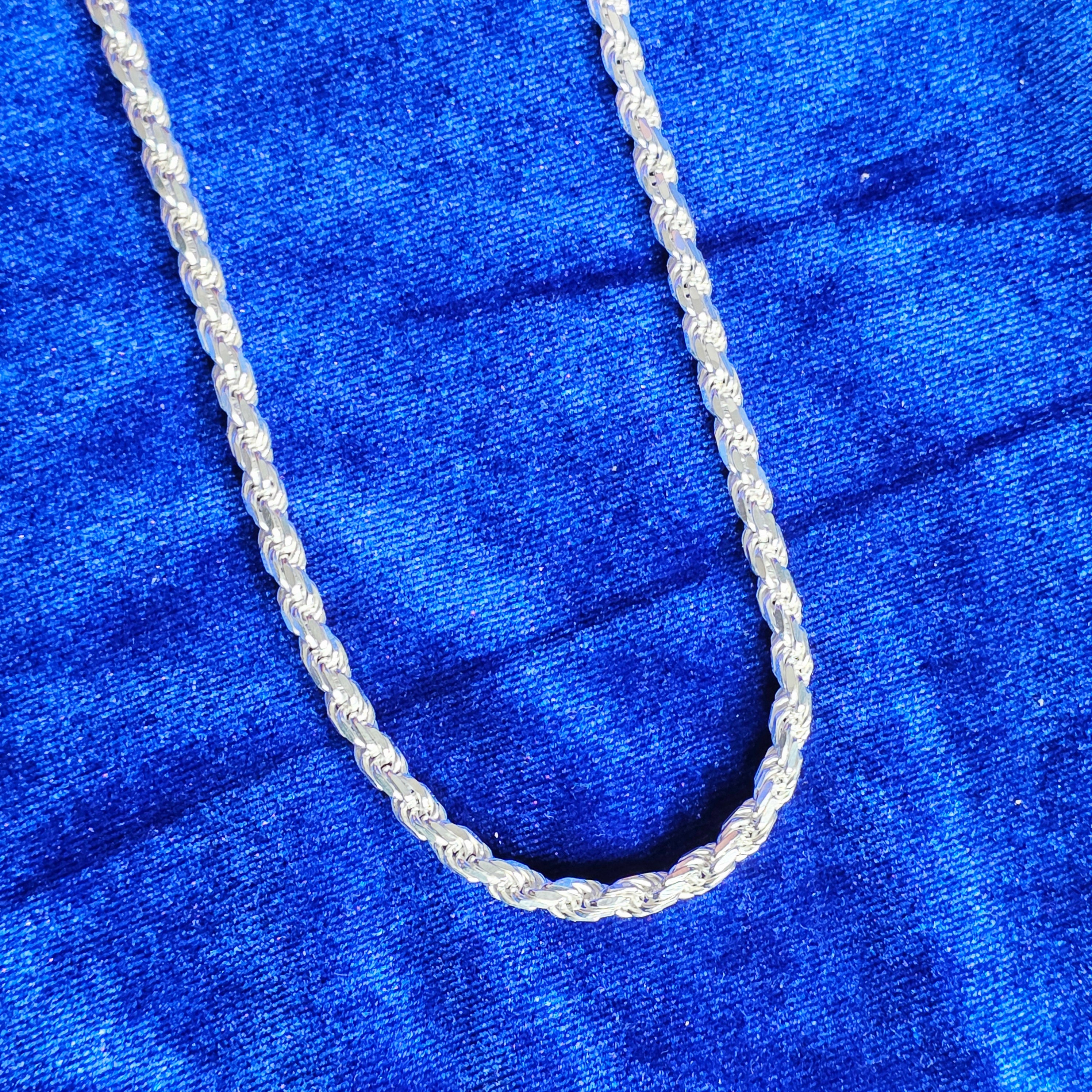 925 Silver Solid Rope Chain