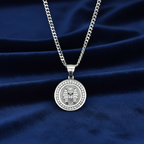 Stainless Steel Pharoah Pendent and Chain Combo 24" at Flawless Jewelry