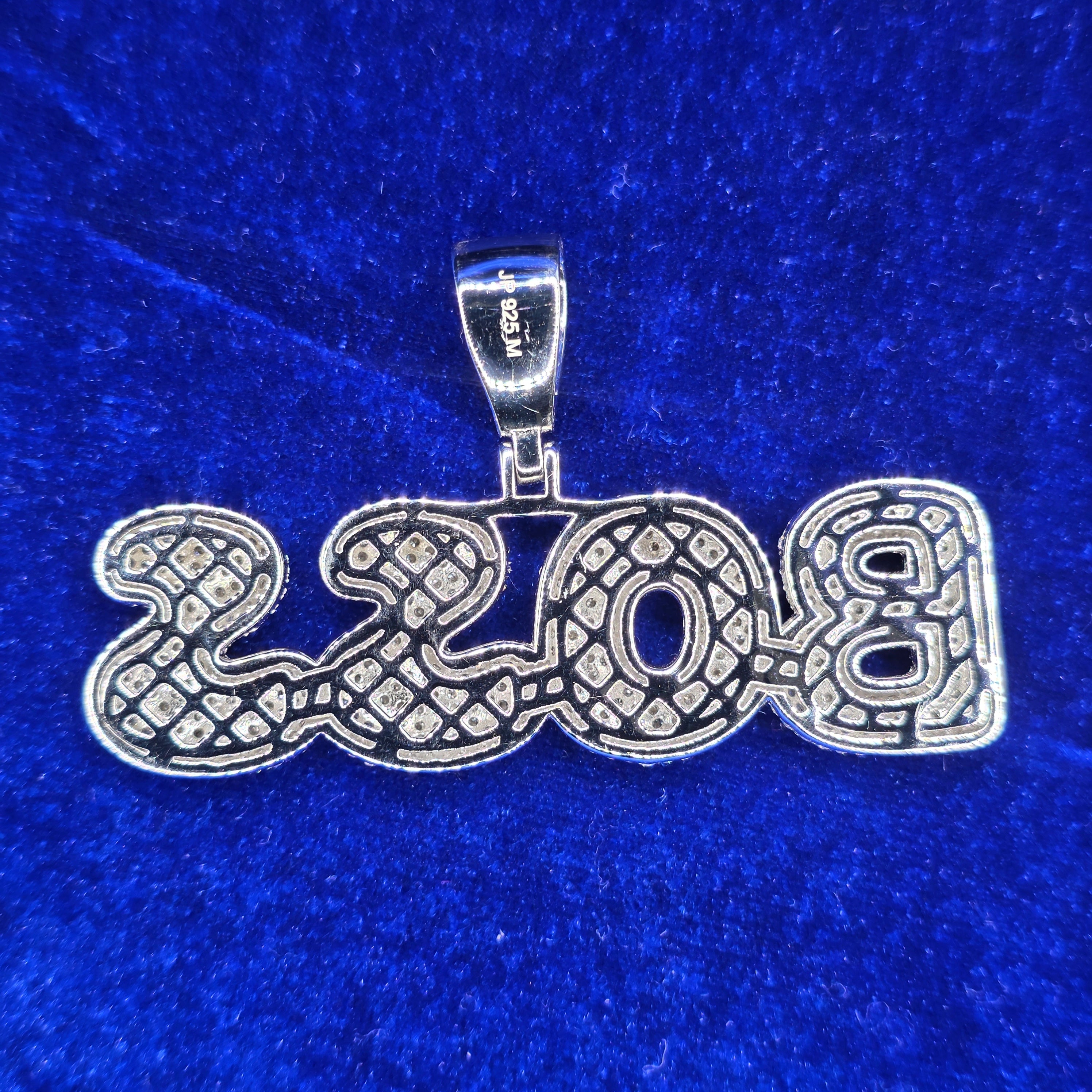 925 Silver BOSS Custom Pendent.