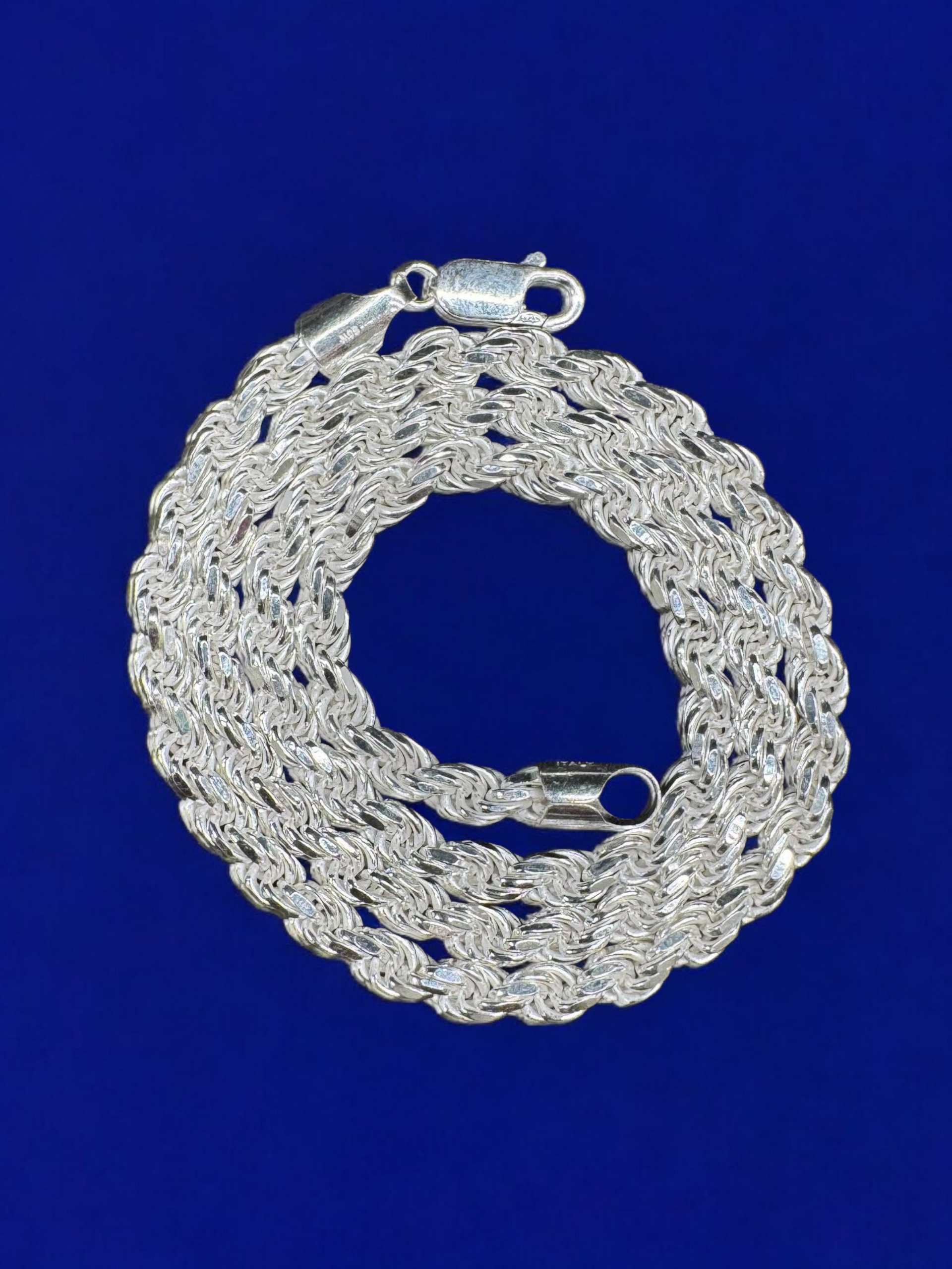 925 Silver Rope chain 4.5mm